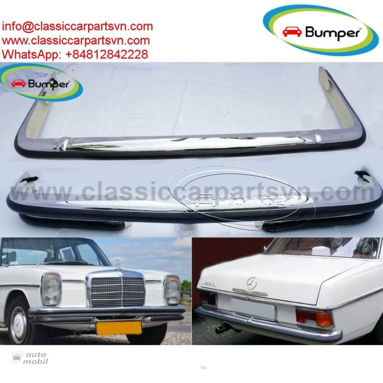 Mercedes Benz W114 W115 coupe bumper with front upper