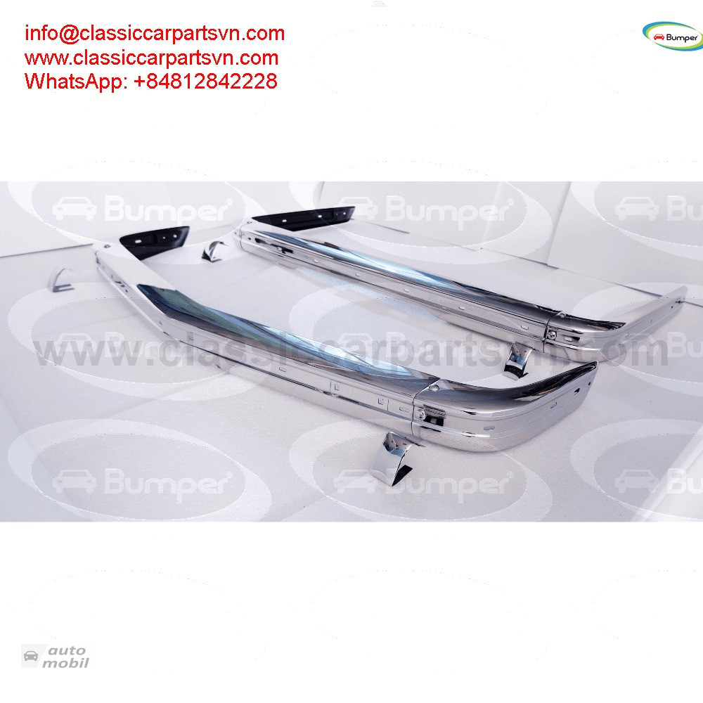 BMW E21 bumpers full set new (1975-1983) by stainless steel new