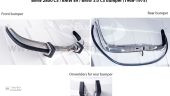 BMW 2800CS. 3.0CS. E9 bumpers (1968-1975) by stainless steel new