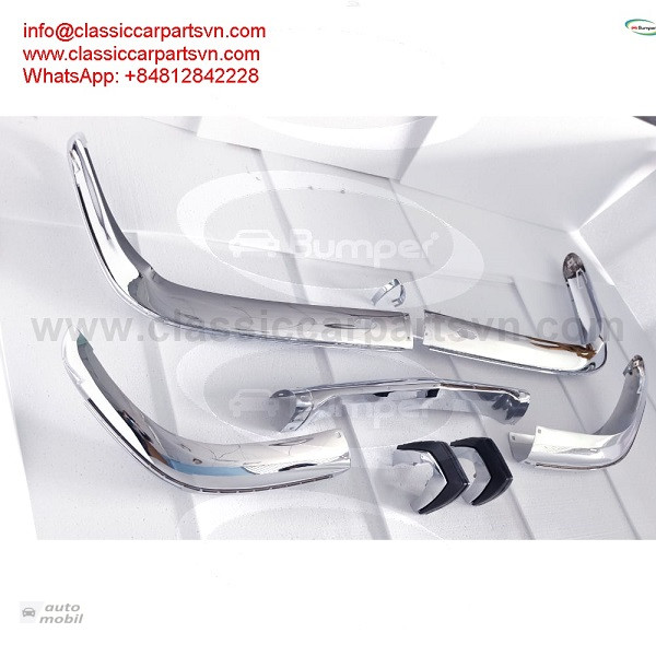 BMW 2800CS. 3.0CS. E9 bumpers (1968-1975) by stainless steel new