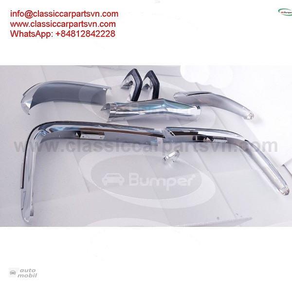 BMW 2800CS. 3.0CS. E9 bumpers (1968-1975) by stainless steel new